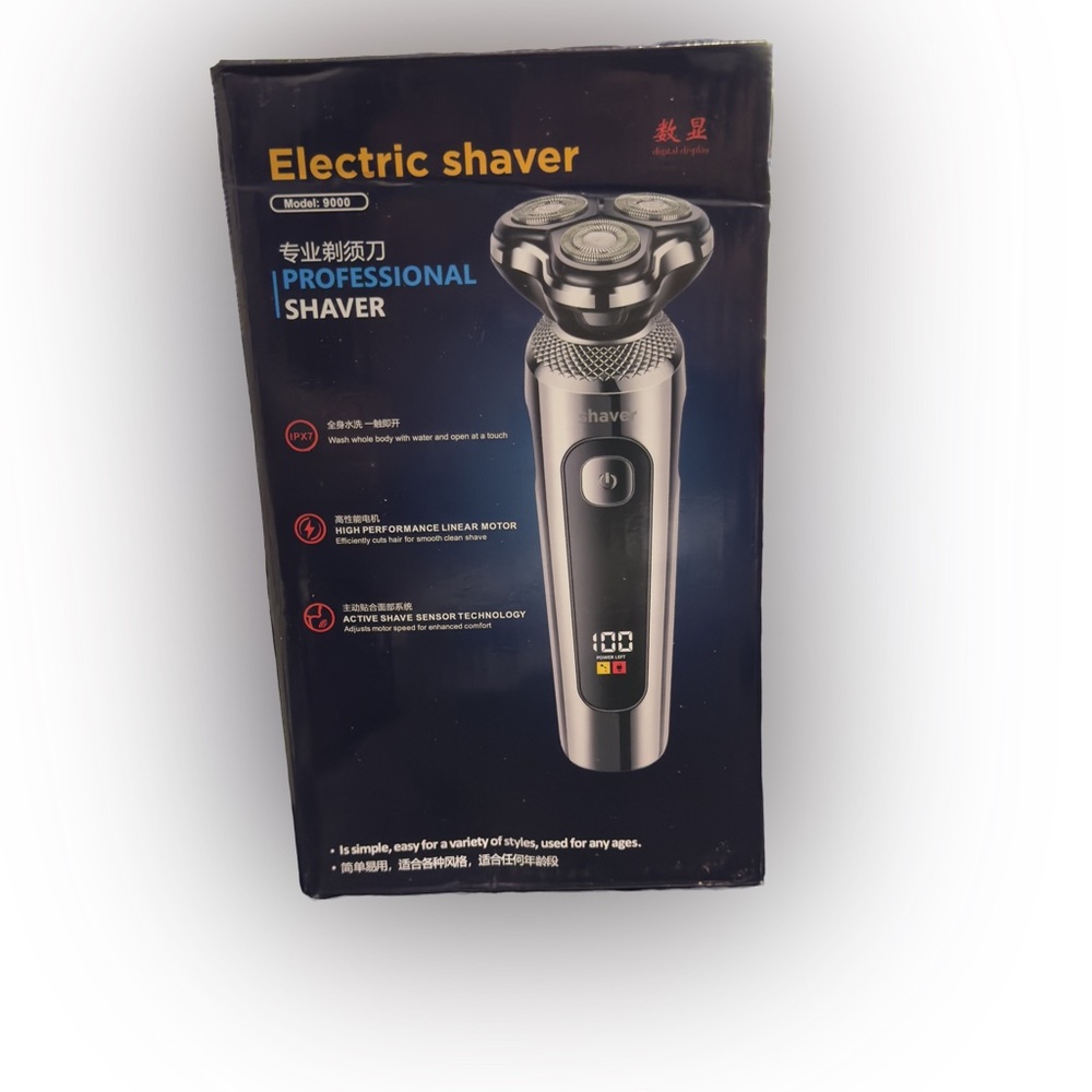 Professional Electric Shaver Model 9000 | Wet & Dry Use | Floating Cutter Head